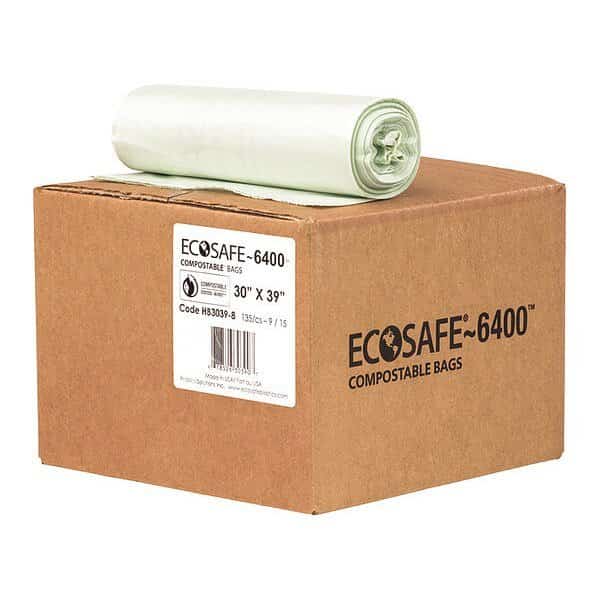 45 gal 39 in 135 PK, ECOSAFE-6400, Mfr# HB3039-8