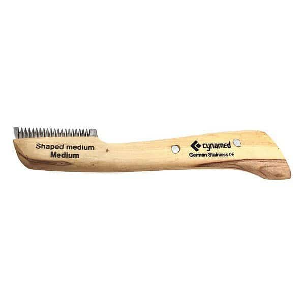 Pet Stripping Knives, Wood, Medium