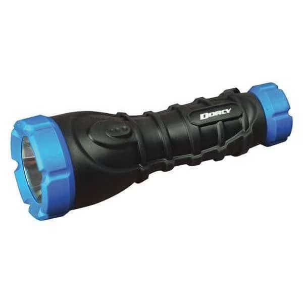 Black LED Flashlight, AA, 180lm