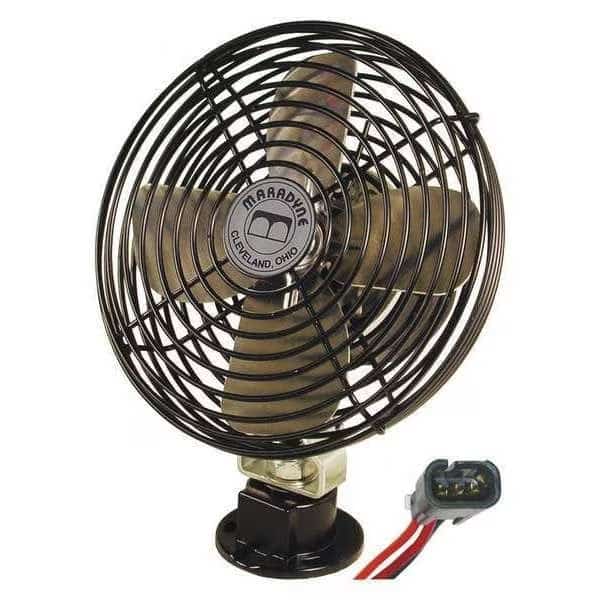 Defrost Fan, 12V, 2 Speed, U Channel