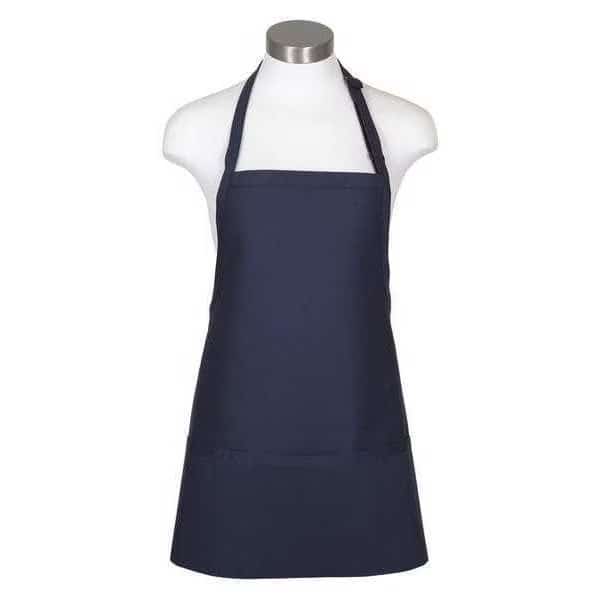 Bib Apron, 3-Pocket, F10XL, Navy