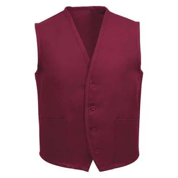 Vest,2 Pocket,Burgundy,V65,MD, Mfr#: 23330, FAME FABRICS