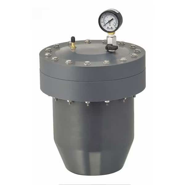 Pulsation Dampener, PVC, 180 cu. in., Epdm