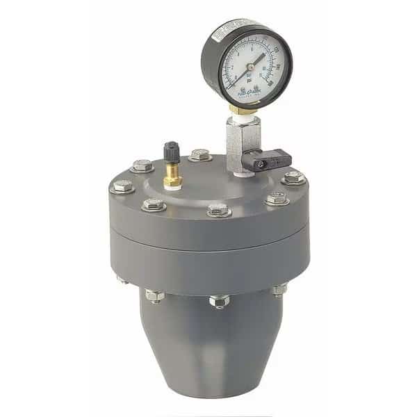 Pulsation Dampener, CPVC, 50 cu. in., Epdm, TRUE BLUE, Mfr# PDS050EPT-CP