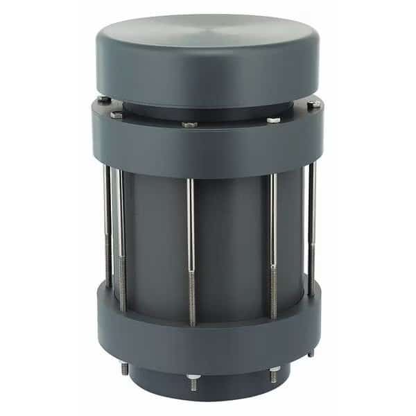 Air Release Valve, PVC, 4", Epdm, Socket