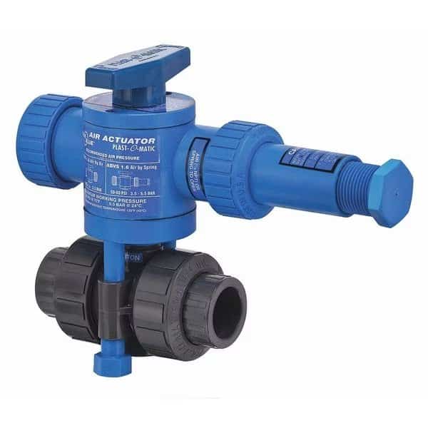 Air x Spring Valve,CPVC,3/4",Fkm,Socket, Mfr#: ABVS075VS-CP, TRUE BLUE