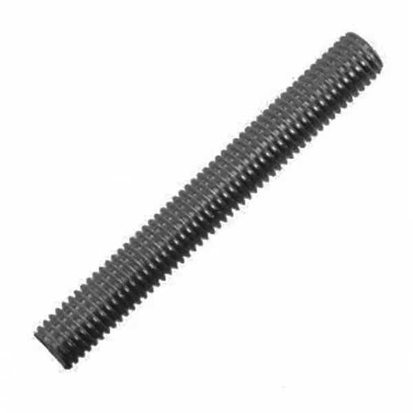 Threaded Rod, 3/8"-24, Alloy Steel, Black Oxide Finish