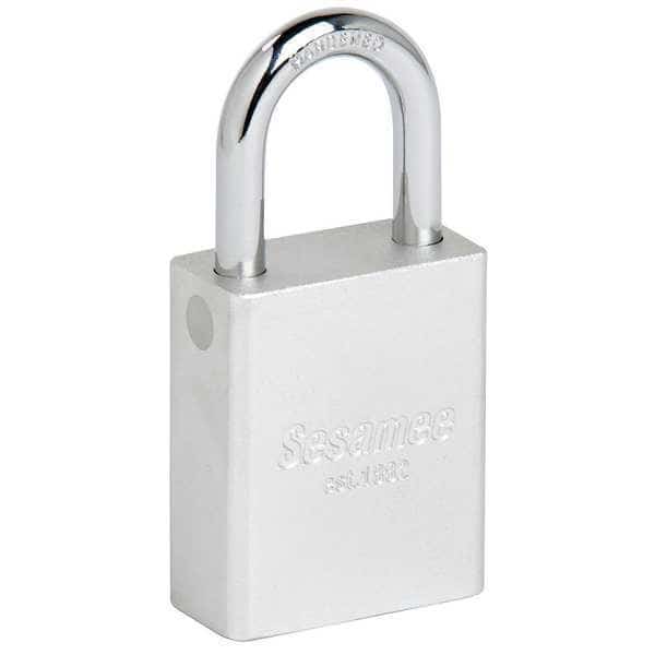 Alum Safety Lockout Padlock, KA, Silver