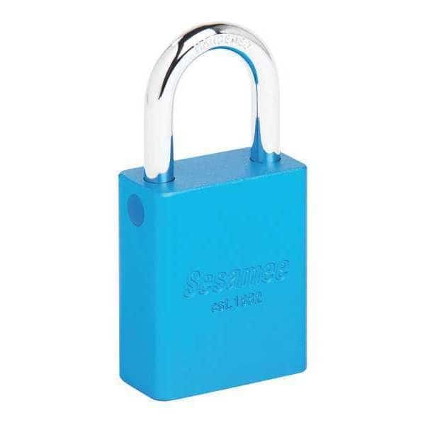 Alum Safety Lockout Padlock, KA, Blue