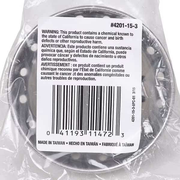 Stainless Steel Basket Only F/15 Stn
