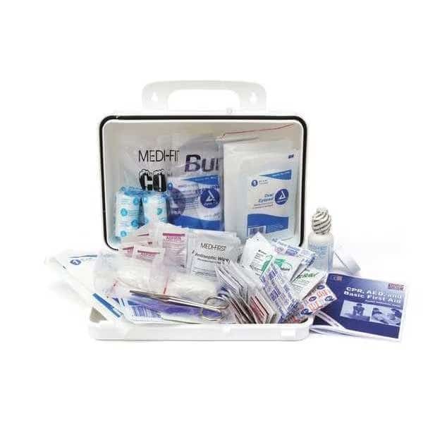 First Aid Kit-filled, 25 Person, Plastic