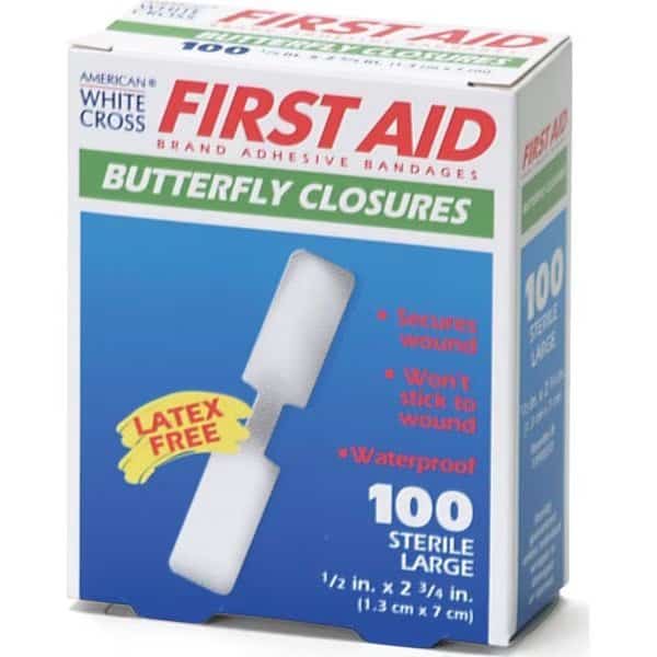 Butterfly Large Bandages, MEDI-FIRST, Mfr# 60333