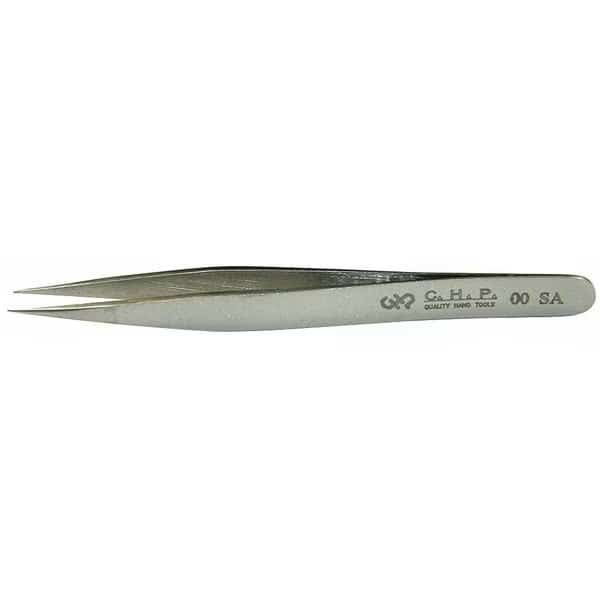 Fine Point Tweezer, Strong Flat Tip, 120mm