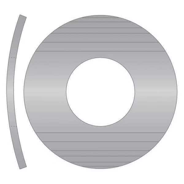Curved Washer, .980" x .525" x .021", SS