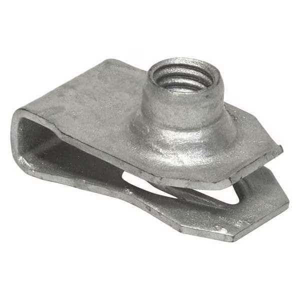 Spring Nut, M10-1.50, U Shape, Zinc Phosphate Finish