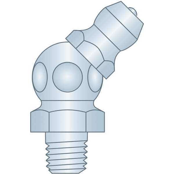 Grease Fitting, M6mm, x0.75 45D CS Z3, Heritage, Mfr#: H2116Z3