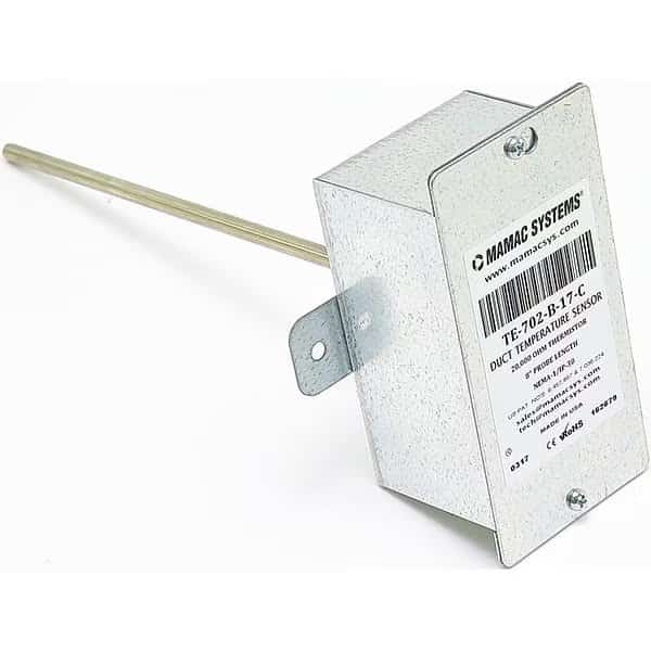 Duct Sensor,8", Mfr#: TE-702-B-17-C, MAMAC