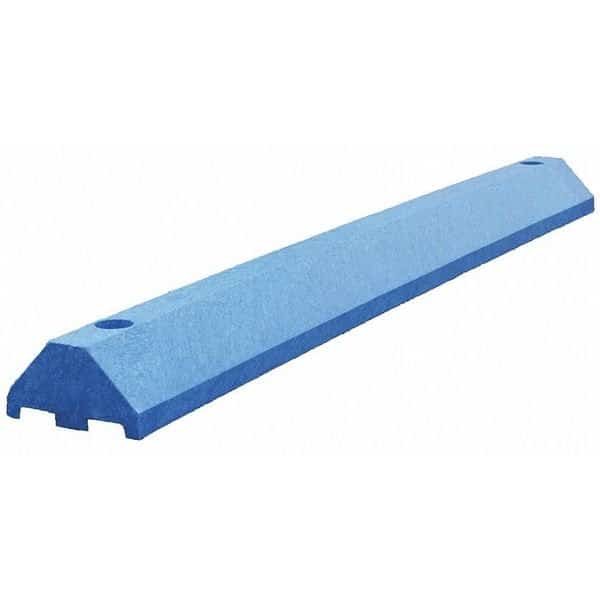Parking Blocks,Ultra Blue,4 ft.,4",Lag, Mfr#: ULTRA3648PBBL-LAGS, PLASTICS R UNIQUE