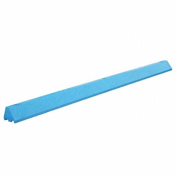 Parking Block,Ultra Blu,6 ft.,4"H -Spike, Mfr#: ULTRA4672PBBL-SPIKES, PLASTICS R UNIQUE