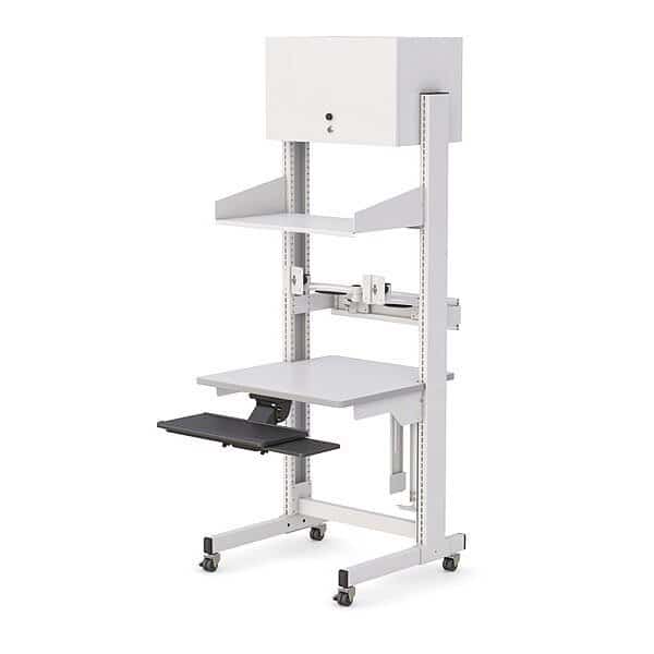 Mobile Computer Stand Workstation, Mfr#: 772282G, AFC INDUSTRIES