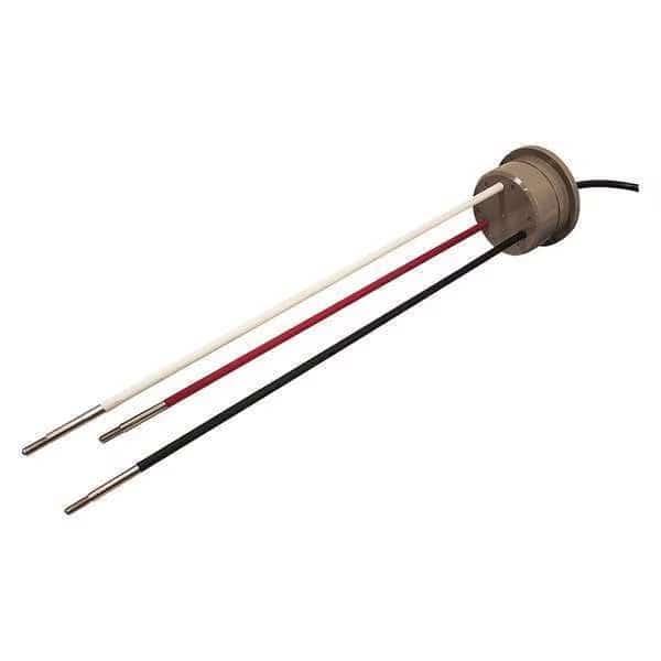 PVC Plug Three Probe Sensor, 3", 50ft Wire