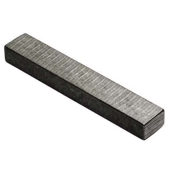 Bilateral Key Stock, 12 in L, 1 in W, 1/2 in H, Stainless Steel
