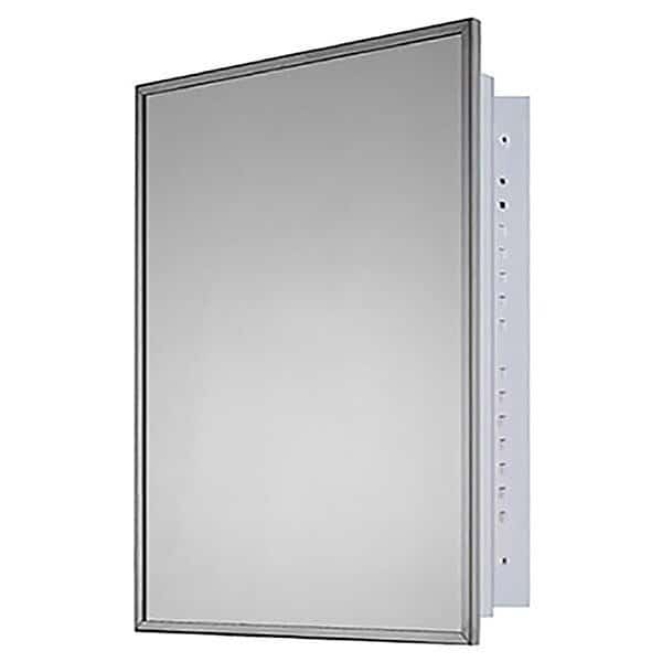18" x 24" Deluxe Recessed Mounted SS Framed Medicine Cabinet