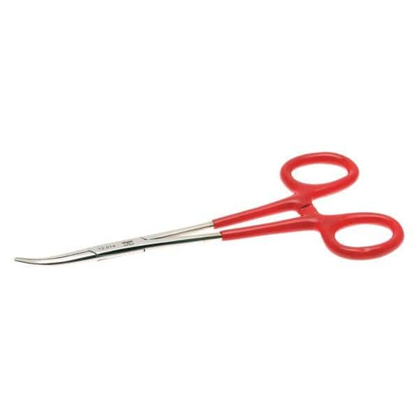 Hemostat Crvd Serrated, 6" Plastic Grips