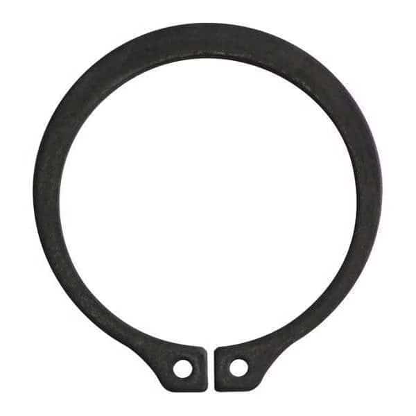 External Retaining Ring, Steel Black Phosphate Finish, 39 mm Shaft Dia