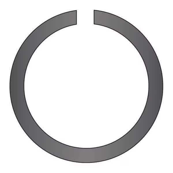 External Retaining Ring, Steel, Black Phosphate Finish