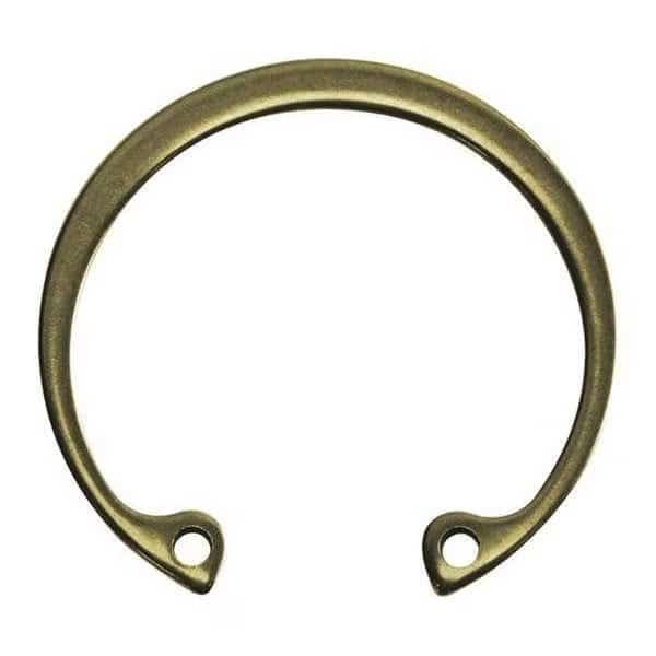 Internal Retaining Ring, Steel, Zinc Yellow Finish, 5 in Bore Dia.