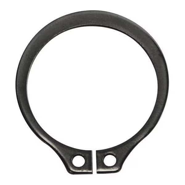 External Retaining Ring, Stainless Steel Plain Finish, 0.875 in Shaft Dia