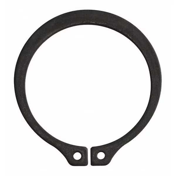 External Retaining Ring, Steel Black Phosphate Finish, 0.813 in Shaft Dia