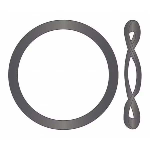 Wave Washer, Steel, Plain Finish