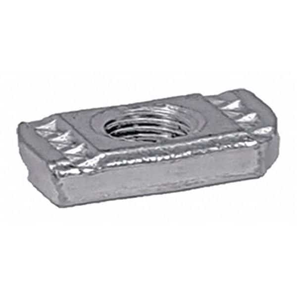 Springless Nut, 7/16"-14"X3/8" EG, PK25