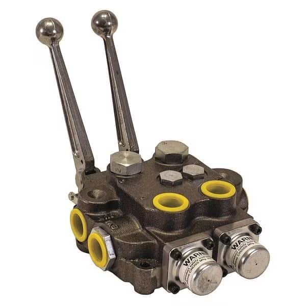 2 Spool Directional Control Valve 3-Way Detent In/4-way Spring Center/PB