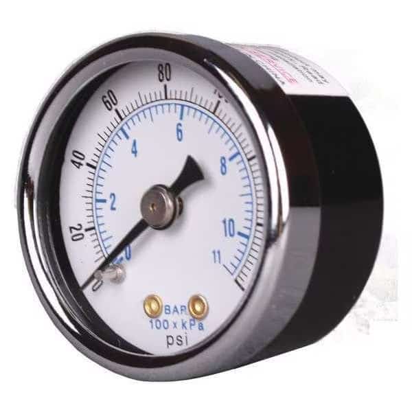 Regulator Gauge, 1-1/2" Face, 0-160 psi
