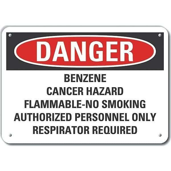 Danger Sign, 7" H, 10" W, Vertical Rectangle, English, LCU4-0707-NA_10X7
