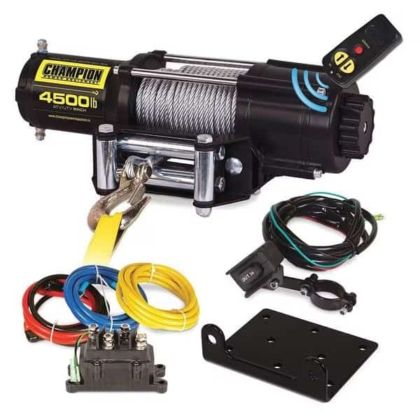 Utility Winch Kit, 12V, 4500 lb