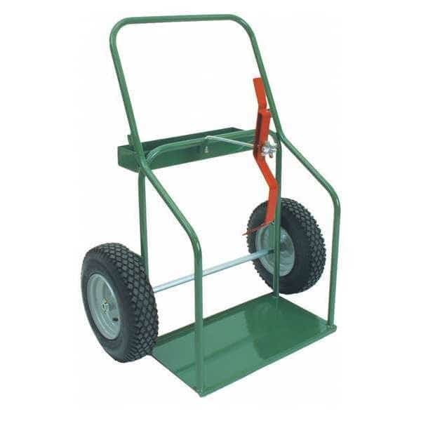 Double Cylinder Cart, High Rail, 16" Wheel