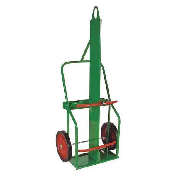Double Cylinder Cart, High Rail, 16" Wheel