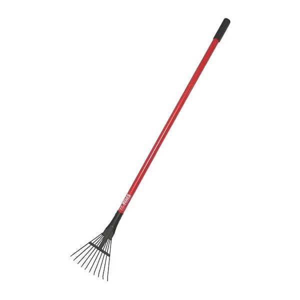 Shrub Rake, 8", Long Fiberglass Handle