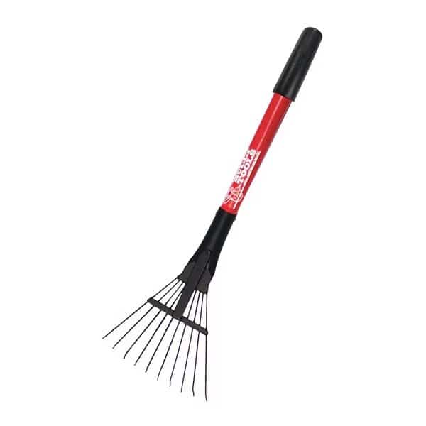 Shrub Rake, 8", Short Fiberglass Handle