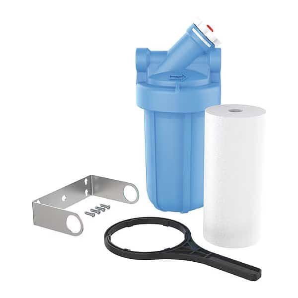 Water Filter System Heavy Duty 10", Bypass Valve, PENTAIR/OMNIFILTER, Mfr# BF35-S-S18
