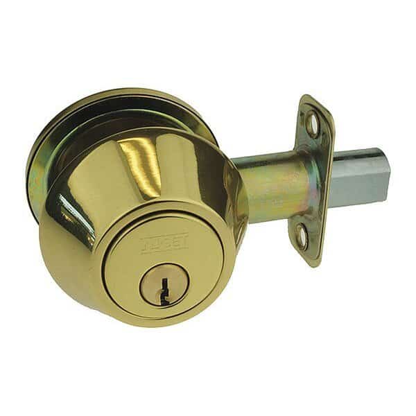 Single Cylinder Deadbolt,Brass, Mfr#: 720-3, NU-SET