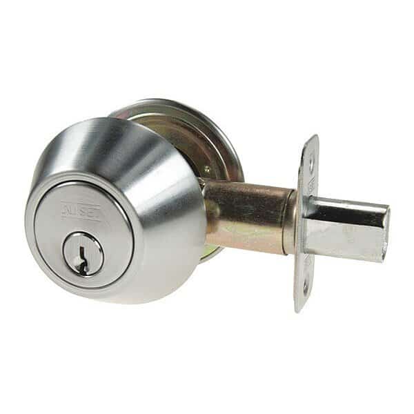 Dbl Cyl Deadbolt, Satin Stainless Steel