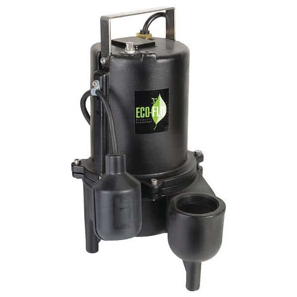 Heavy Duty Cast Iron Sewage Pump 1/2 HP