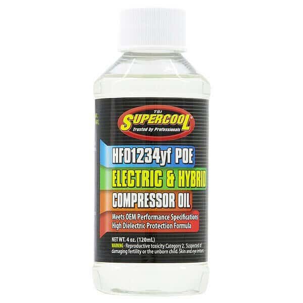AC Refrigerants and Lubricant, 4 oz, Clear