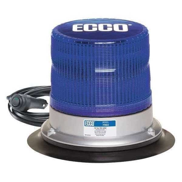 Led Beacon,11 Patterns,Vac-Mag,Blue, Mfr#: 7960B-VM, PULSE
