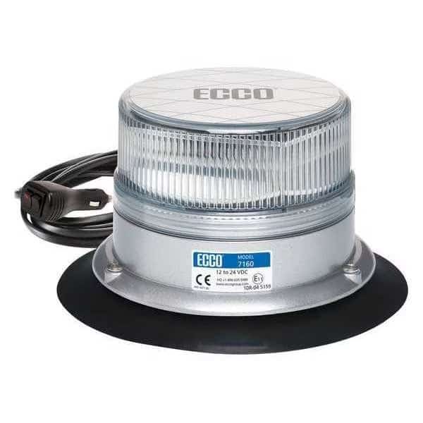 Led Beacon,12-24Vdc,Vac-Mag,Clear, Mfr#: 7160CC-VM, REFLEX
